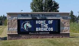 North Branch Elementary School monument sign educational facility entrance
